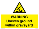 warning-uneven-ground-within-graveyard~